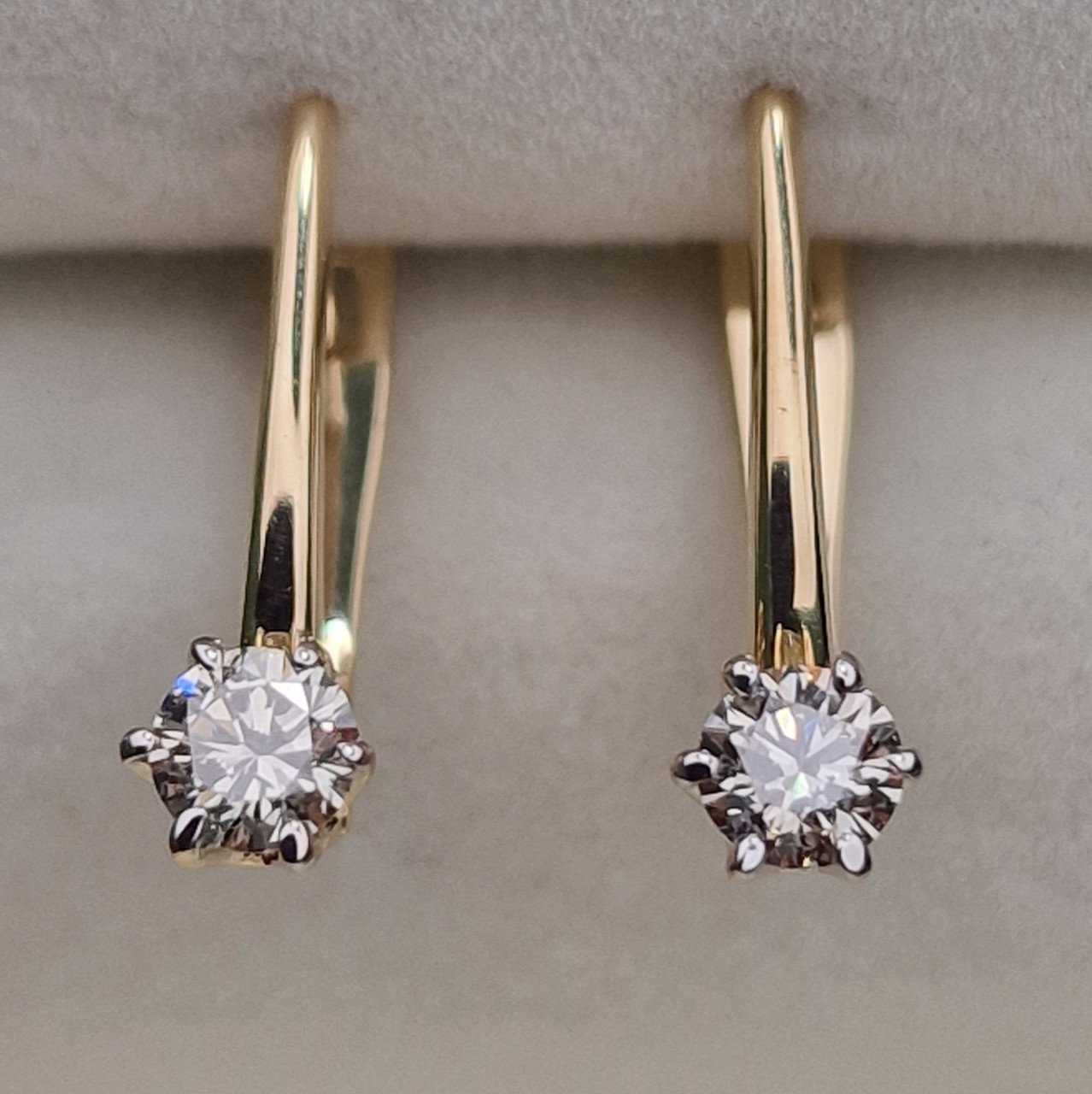 Серьги Deimantas 104188787 2,46гр 0,50ct. купить,NaN
