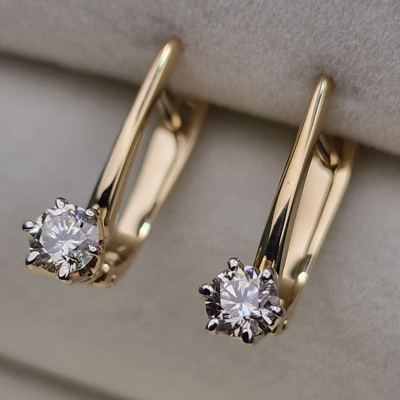 Серьги Deimantas 104188787 2,46гр 0,50ct. купить,NaN