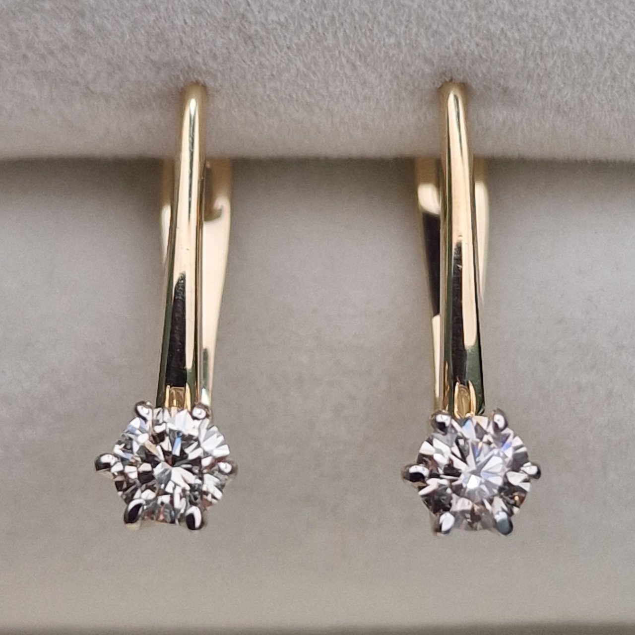 Серьги Deimantas 104188787 2,46гр 0,50ct. купить,NaN
