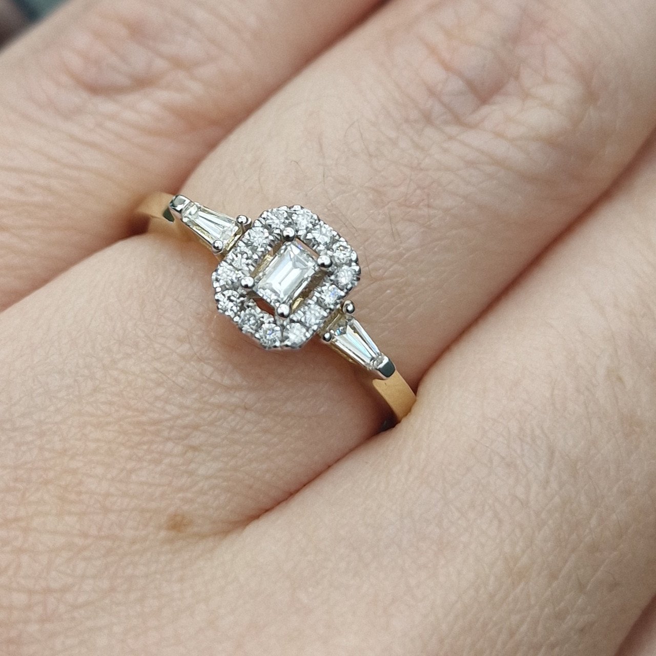 Кольцо Deimantas 104928264 17р 2,43гр 0,29ct. купить,NaN
