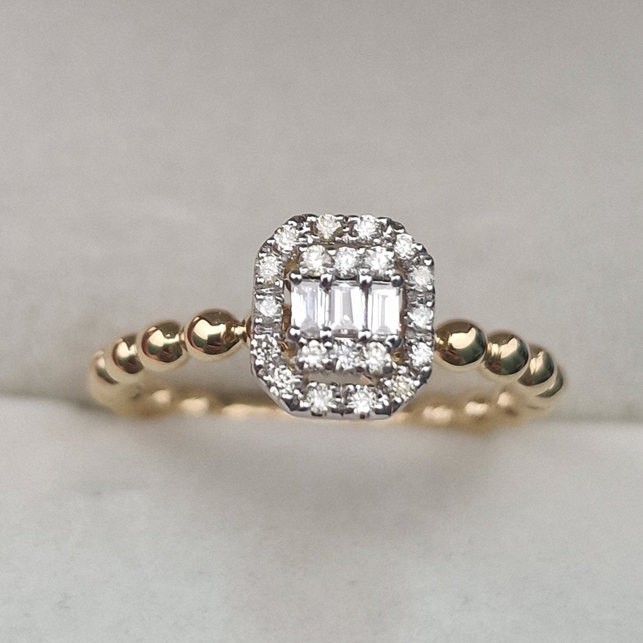 Кольцо Deimantas 104928298 16,5р 3,1гр 0,22ct. купить,NaN