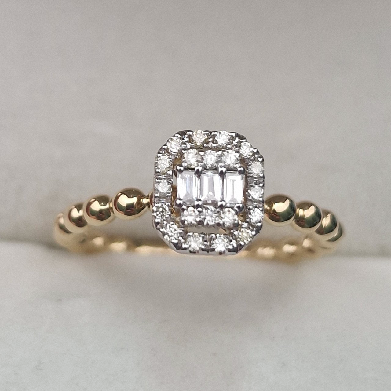 Кольцо Deimantas 104928298 16,5р 3,1гр 0,22ct. купить,NaN