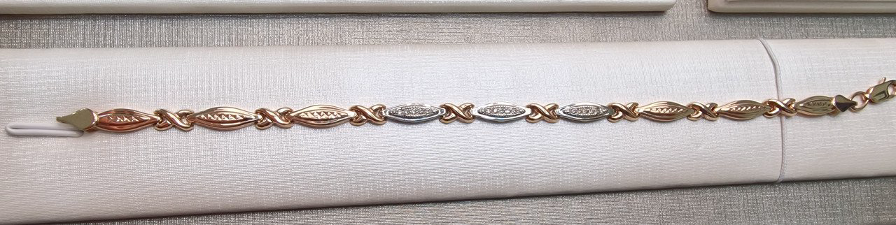 Браслет Deimantas 104193456 19р 5,4гр 0,090ct. купить,NaN