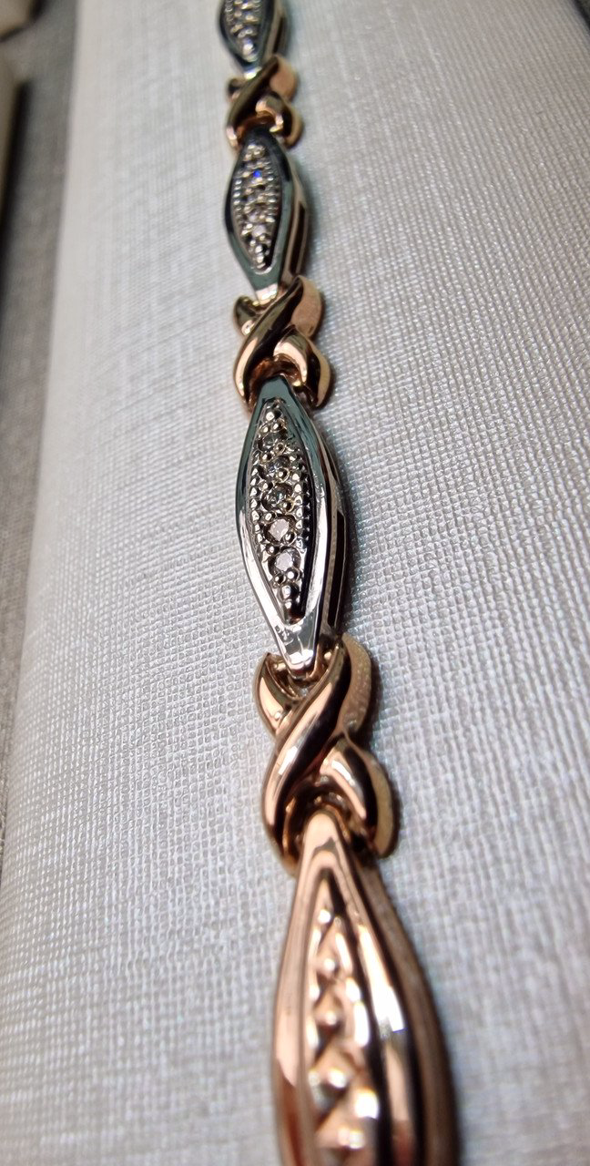 Браслет Deimantas 104193456 19р 5,4гр 0,090ct. купить,NaN
