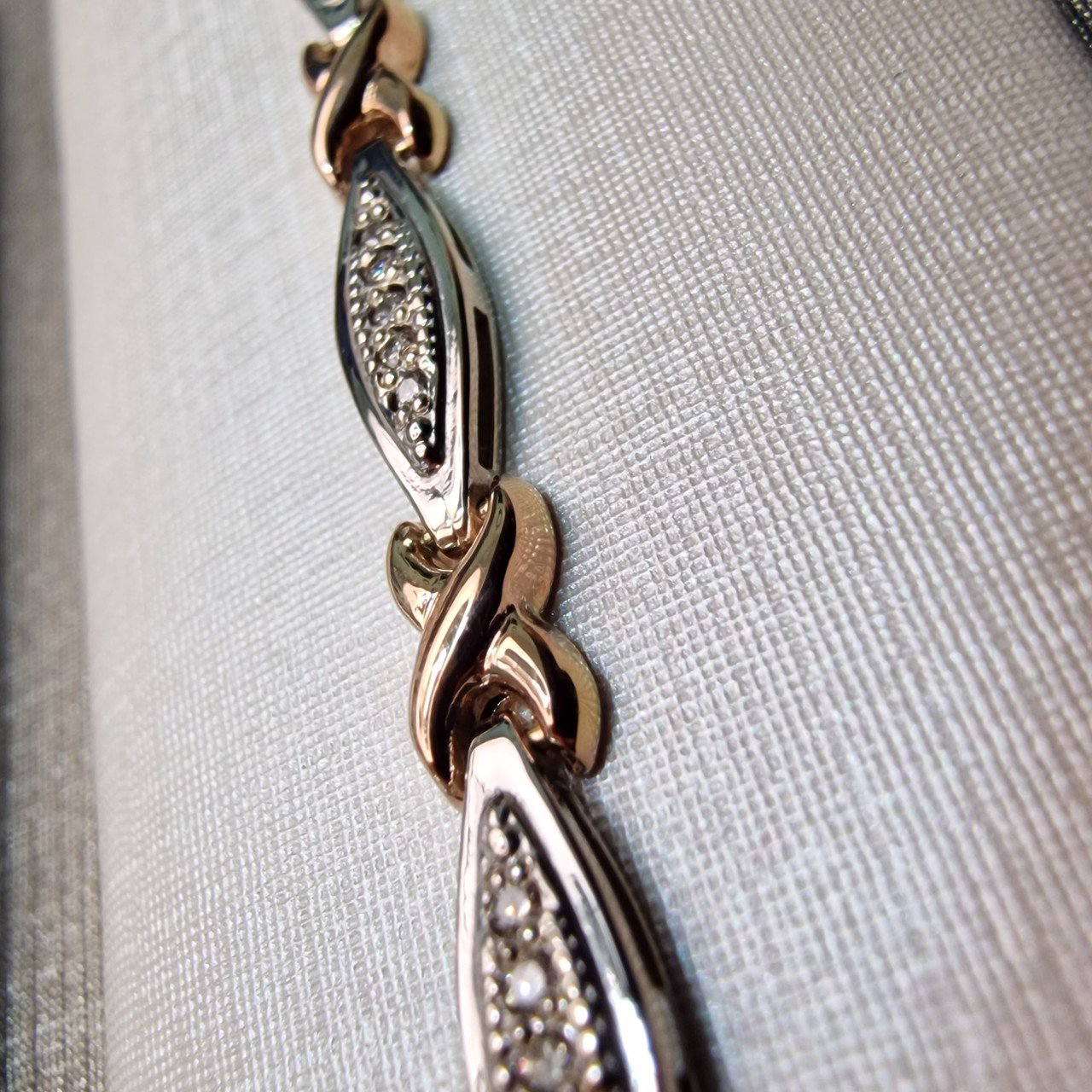 Браслет Deimantas 104193456 19р 5,4гр 0,090ct. купить,NaN