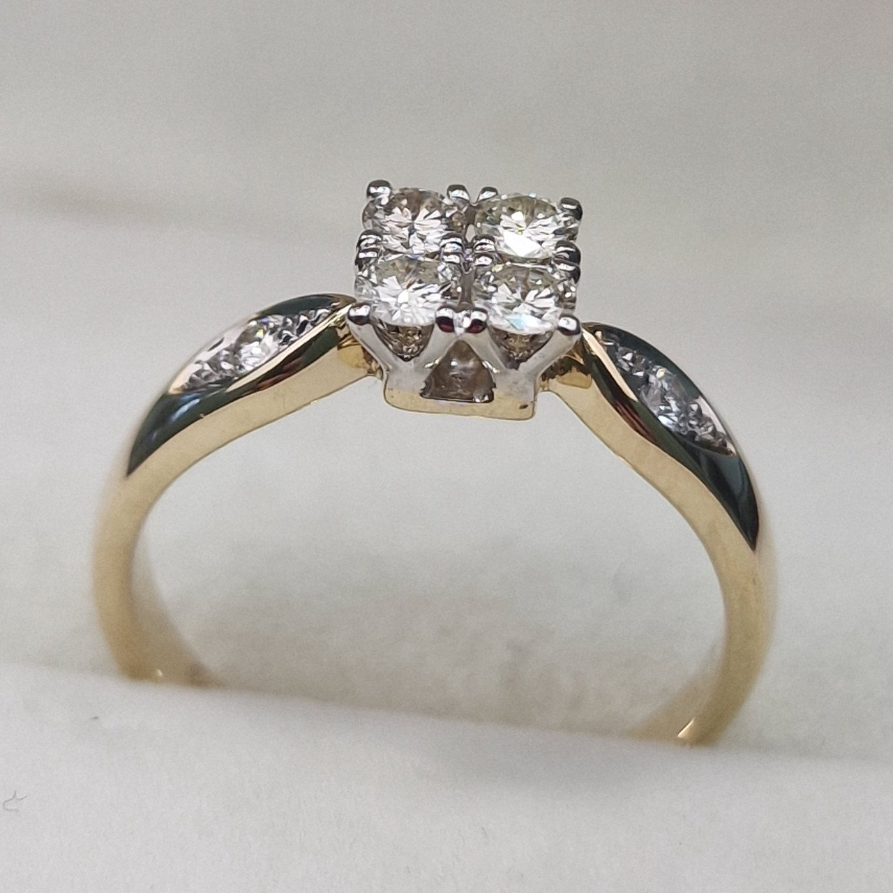 Кольцо Deimantas 104928310 17р 2,96гр 0,39ct. купить,NaN