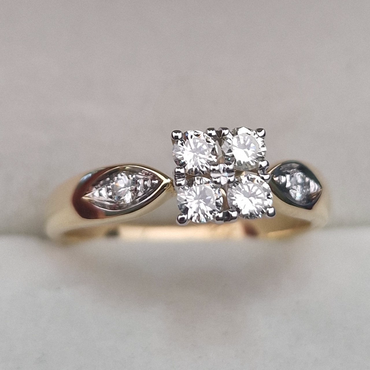 Кольцо Deimantas 104928310 17р 2,96гр 0,39ct. купить,NaN