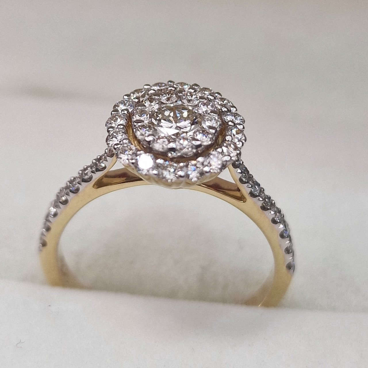 Кольцо Deimantas 104943298 17р 3,58гр 0,87ct. купить,NaN