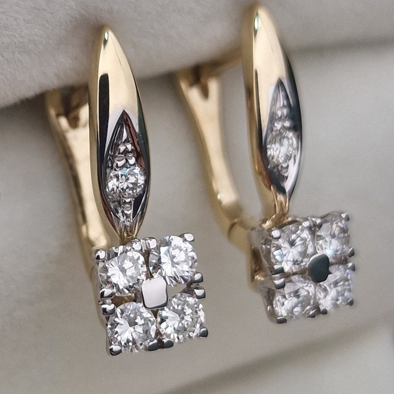 Серьги Deimantas 104943340 3,24гр 0,69ct. купить,NaN