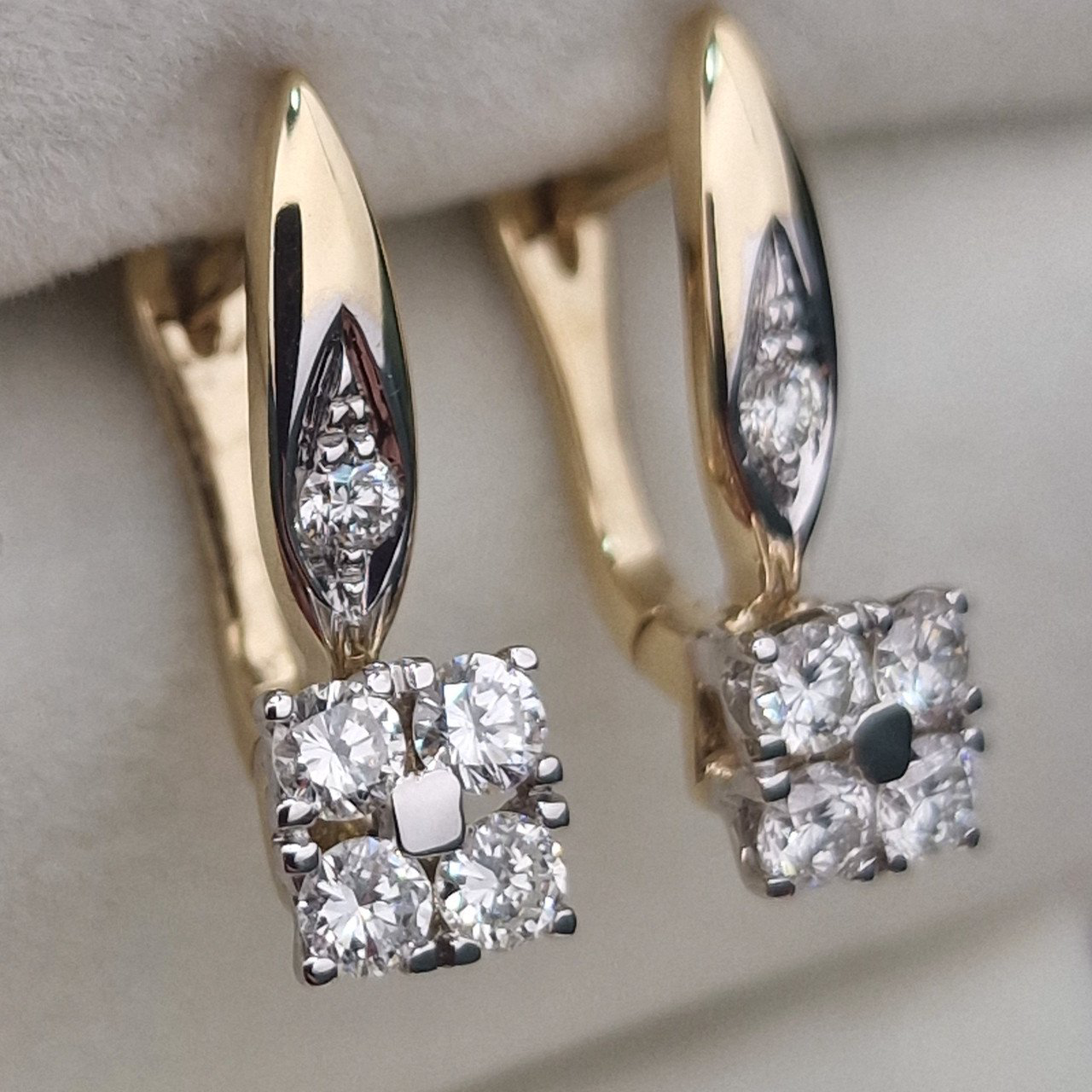Серьги Deimantas 104943340 3,24гр 0,69ct. купить,NaN