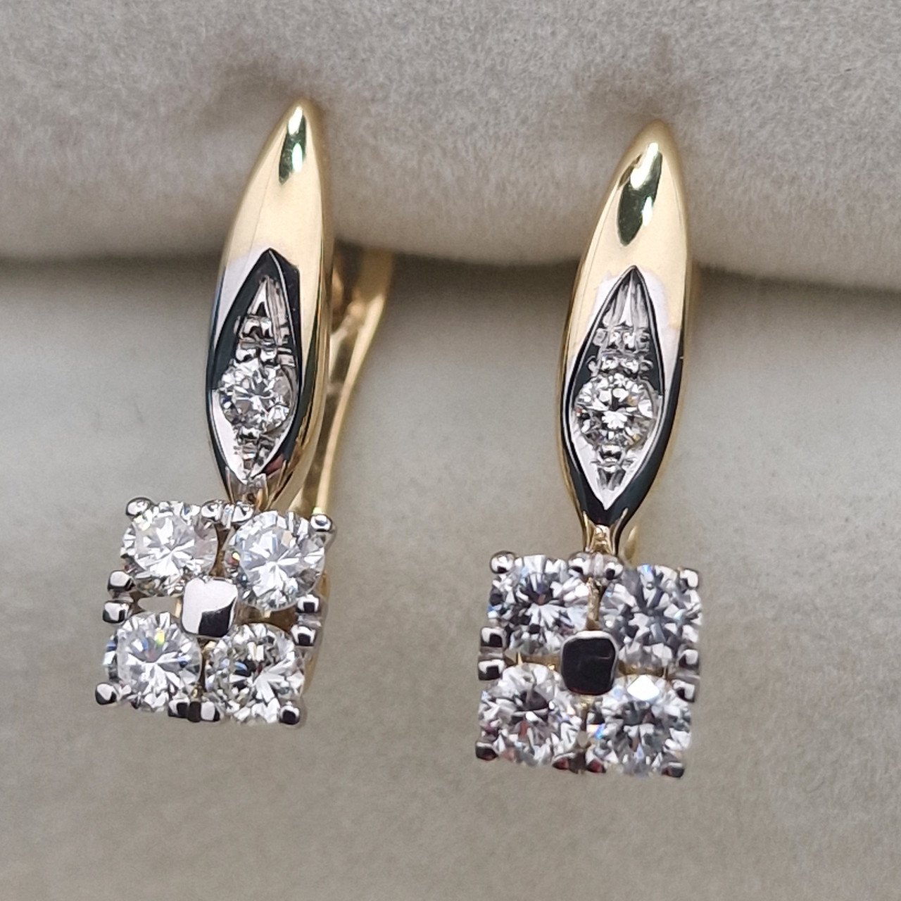 Серьги Deimantas 104943340 3,24гр 0,69ct. купить,NaN