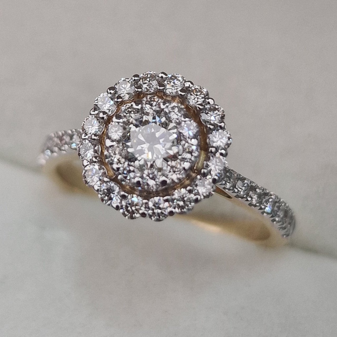 Кольцо Deimantas 104943298 17р 3,58гр 0,87ct. купить,NaN