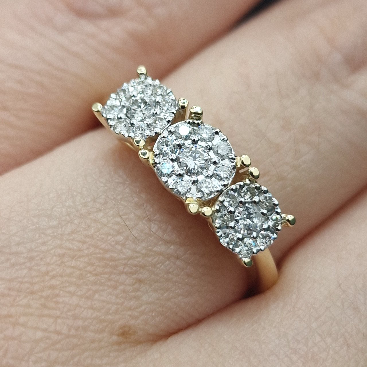 Кольцо Deimantas 104943330 17,5р 3,77гр 0,36ct. купить,NaN