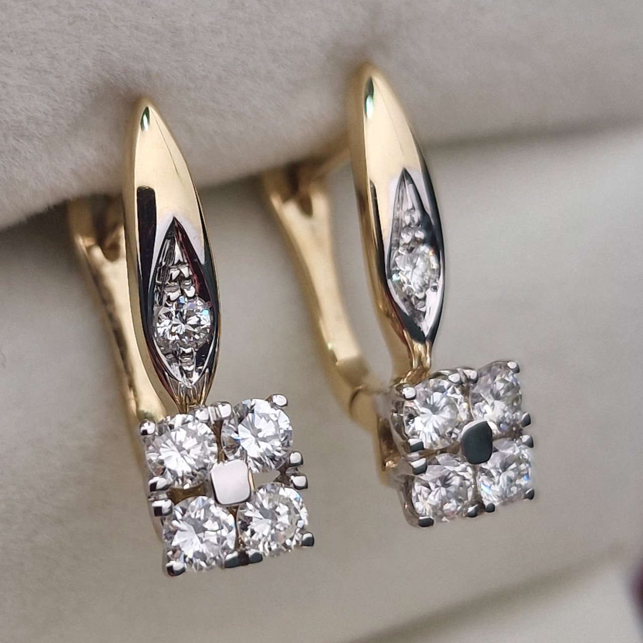 Серьги Deimantas 104943340 3,24гр 0,69ct. купить,NaN