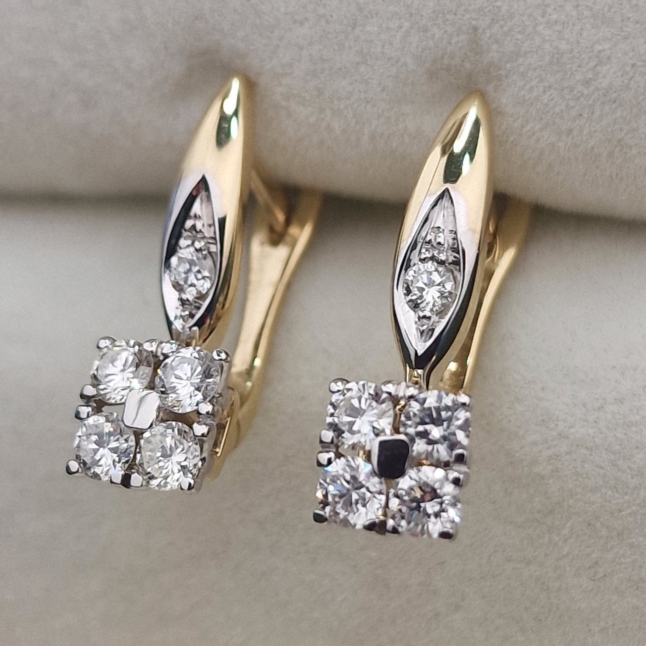 Серьги Deimantas 104943340 3,24гр 0,69ct. купить,NaN