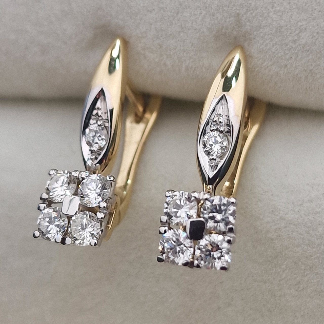 Серьги Deimantas 104943340 3,24гр 0,69ct. купить,NaN