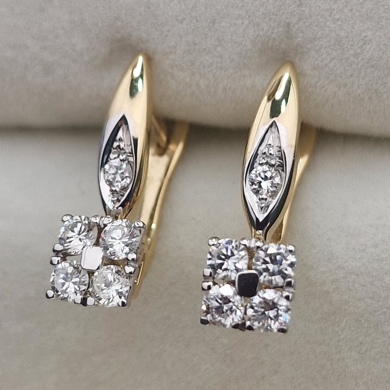 Серьги Deimantas 104943340 3,24гр 0,69ct. купить,NaN
