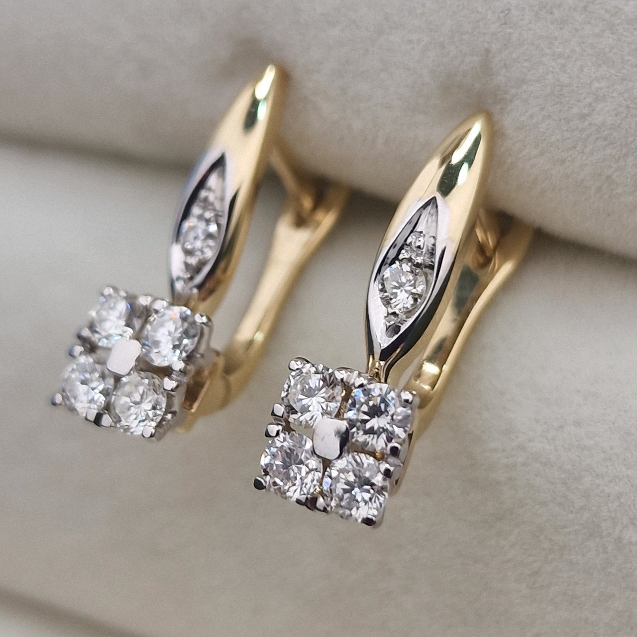 Серьги Deimantas 104943340 3,24гр 0,69ct. купить,NaN