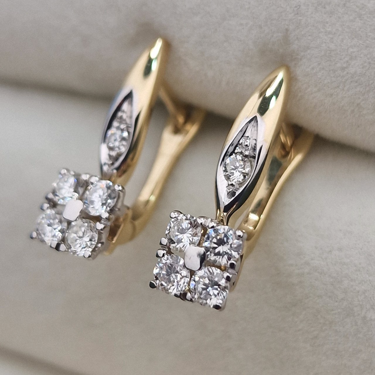 Серьги Deimantas 104943340 3,24гр 0,69ct. купить,NaN