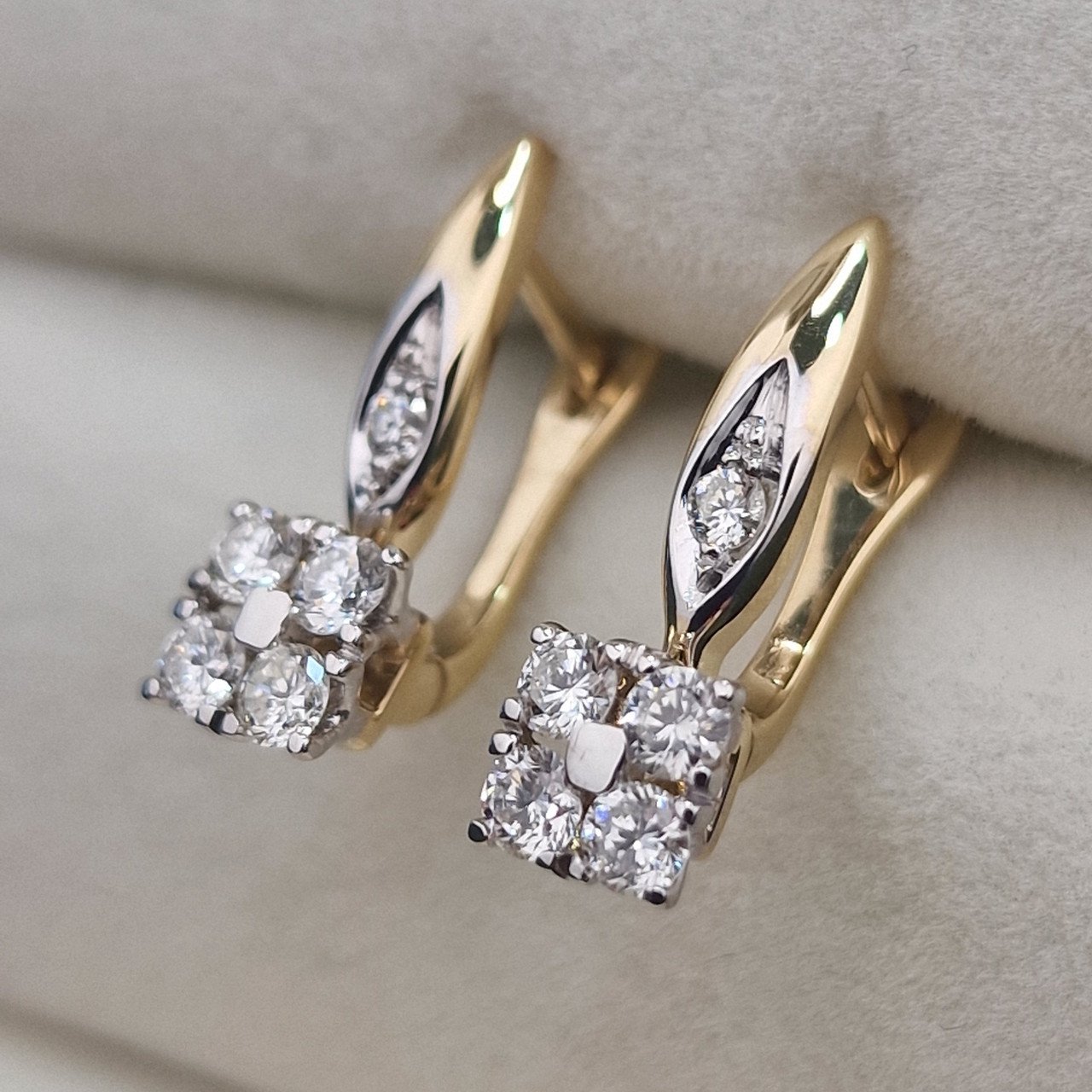 Серьги Deimantas 104943340 3,24гр 0,69ct. купить,NaN
