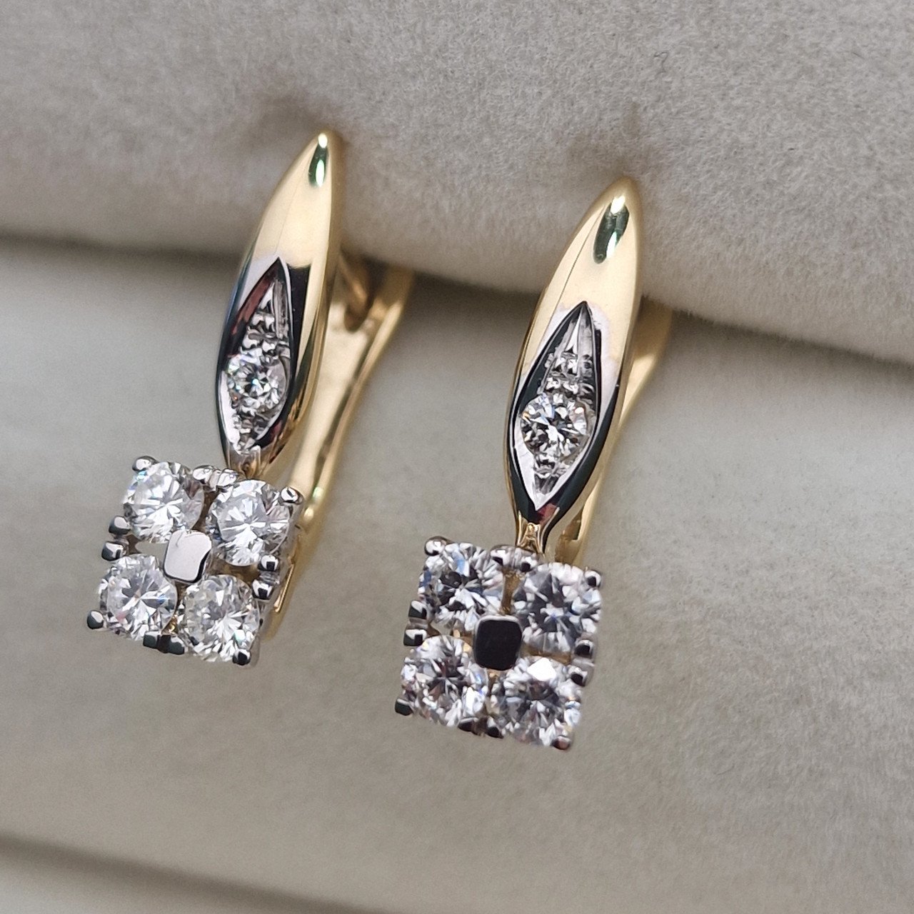 Серьги Deimantas 104943340 3,24гр 0,69ct. купить,NaN
