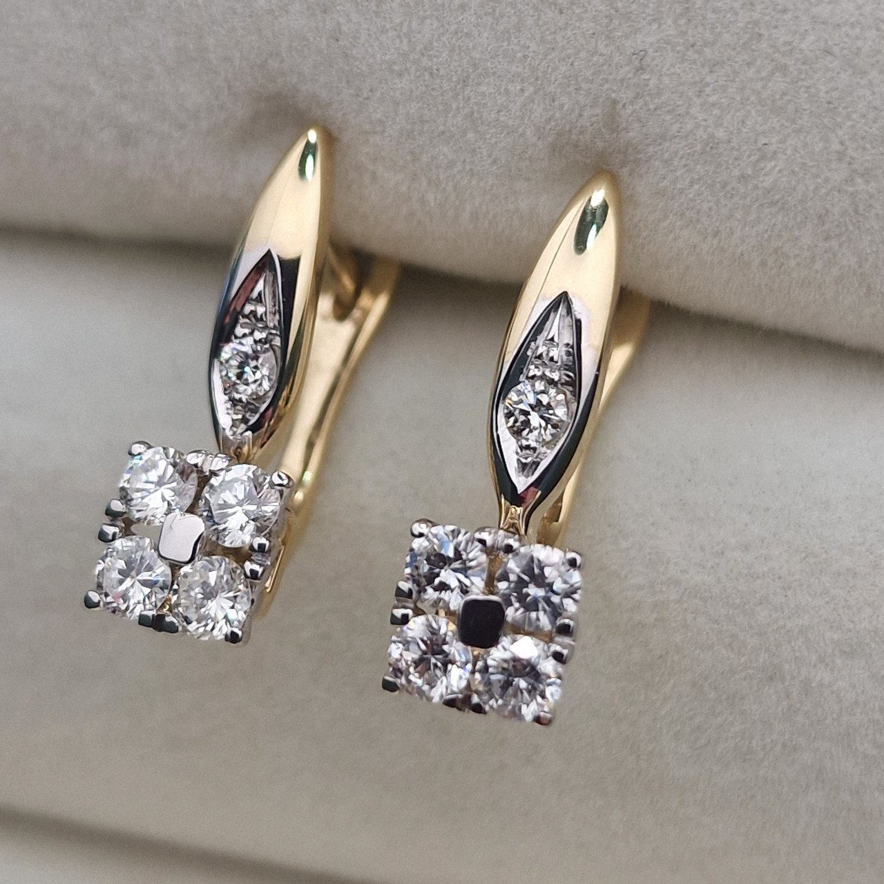 Серьги Deimantas 104943340 3,24гр 0,69ct. купить,NaN