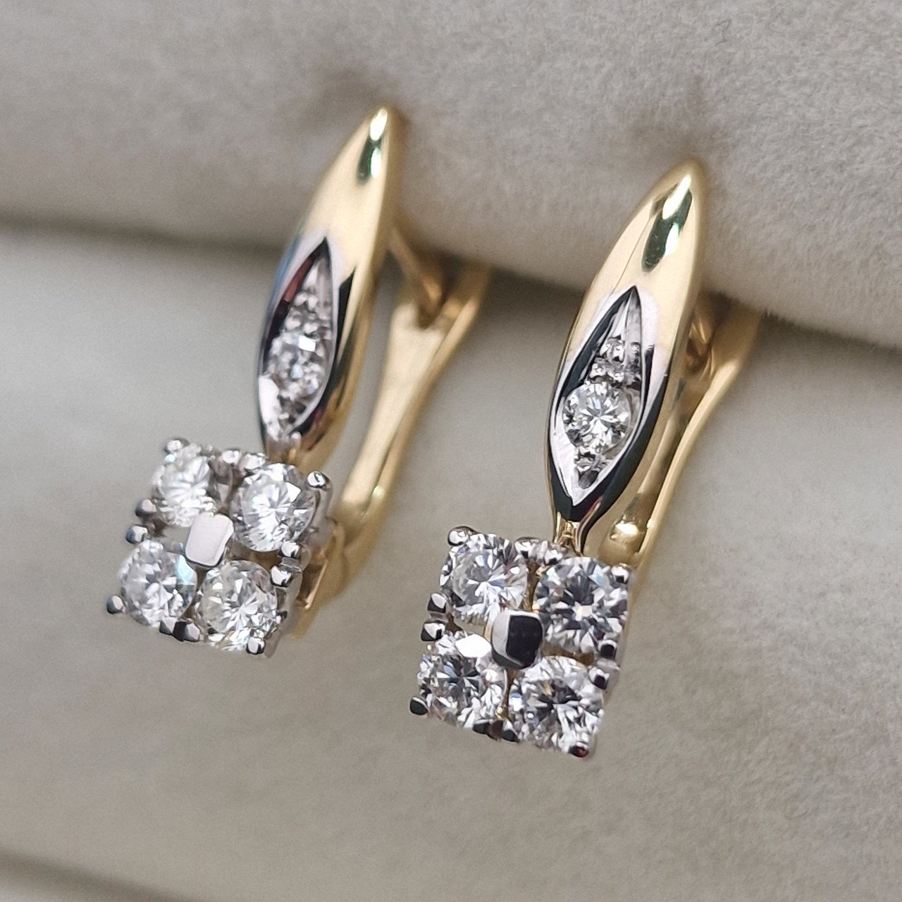 Серьги Deimantas 104943340 3,24гр 0,69ct. купить,NaN