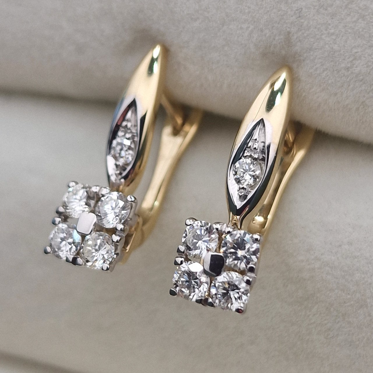 Серьги Deimantas 104943340 3,24гр 0,69ct. купить,NaN