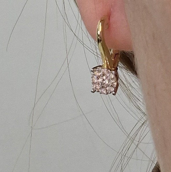 Серьги Deimantas 104945773 3,63гр 0,28ct. купить,NaN