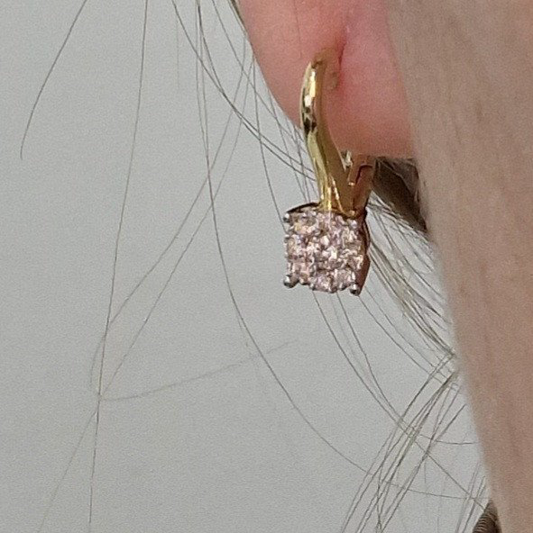 Серьги Deimantas 104945773 3,63гр 0,28ct. купить,NaN