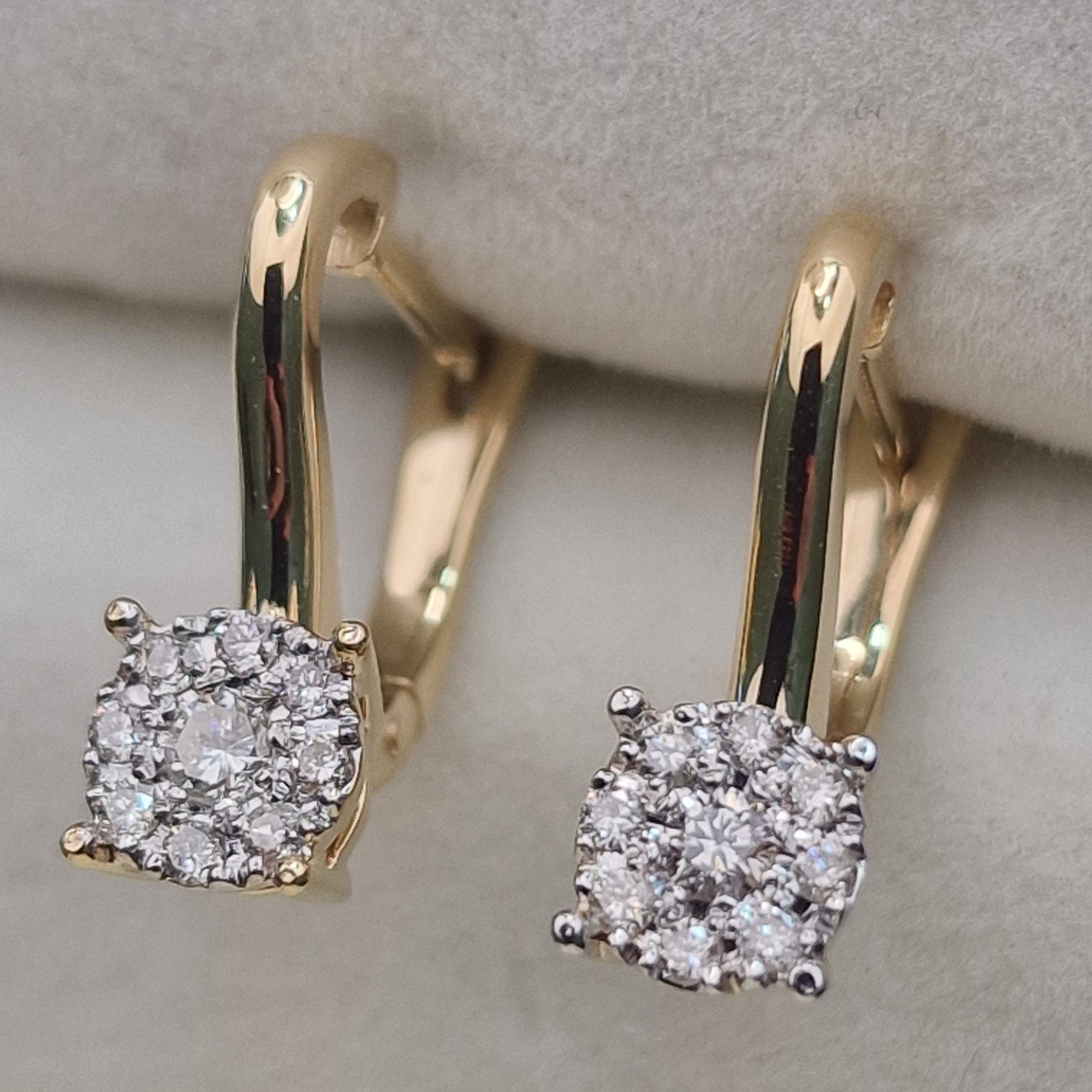 Серьги Deimantas 104945773 3,63гр 0,28ct. купить,NaN