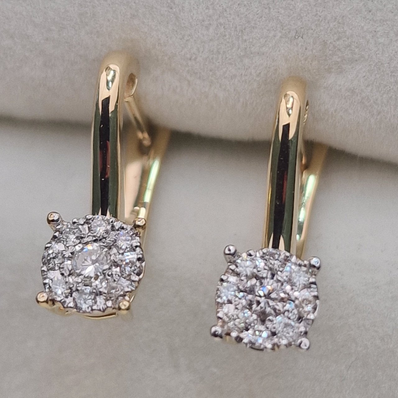 Серьги Deimantas 104945773 3,63гр 0,28ct. купить,NaN