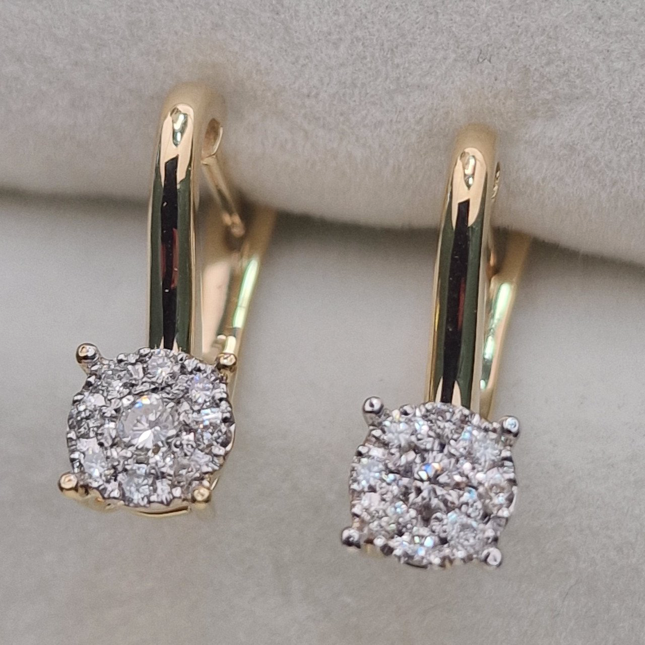 Серьги Deimantas 104945773 3,63гр 0,28ct. купить,NaN