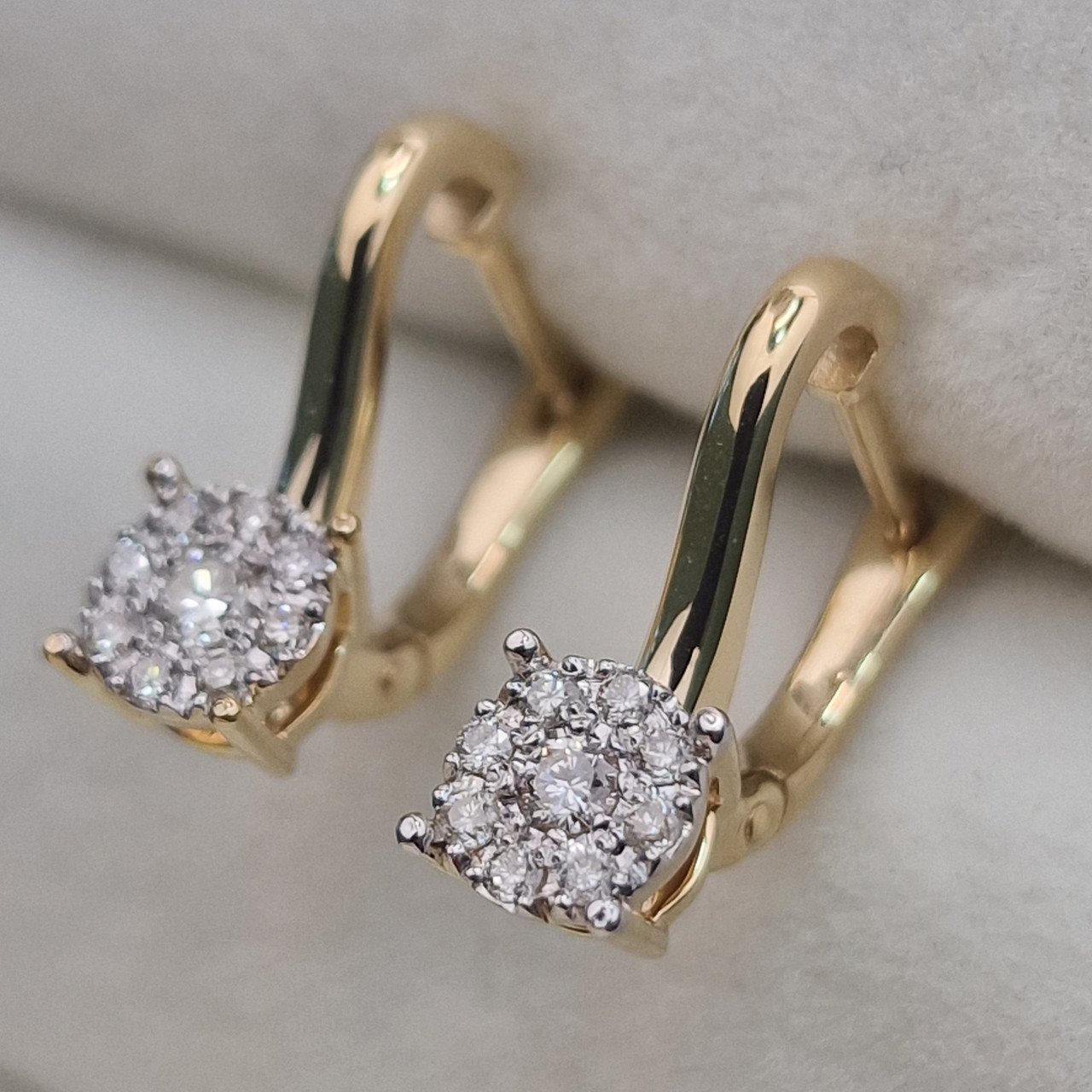 Серьги Deimantas 104945773 3,63гр 0,28ct. купить,NaN