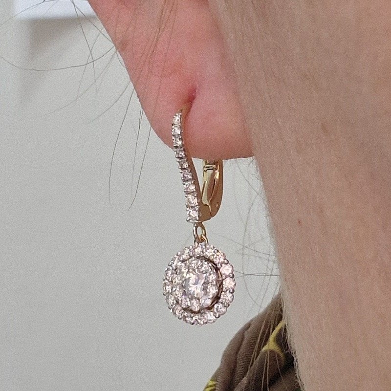 Серьги Deimantas 104945867 4,86гр 1,5ct. купить,NaN