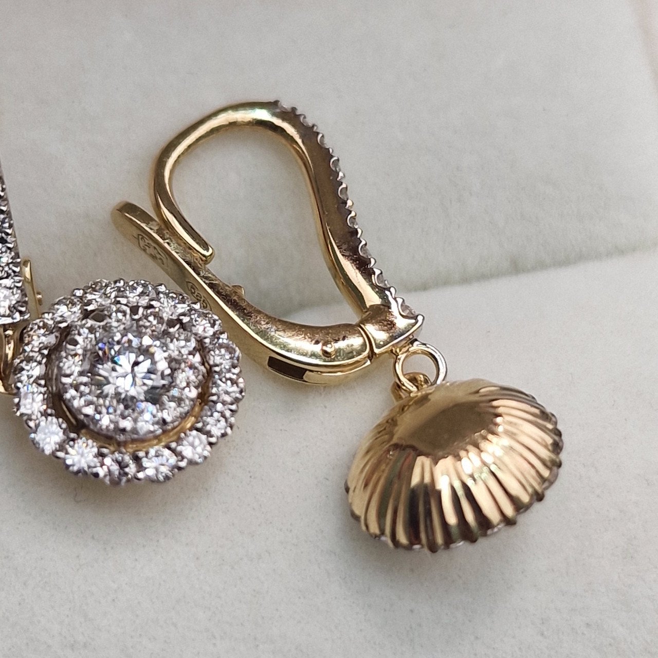 Серьги Deimantas 104945867 4,86гр 1,5ct. купить,NaN