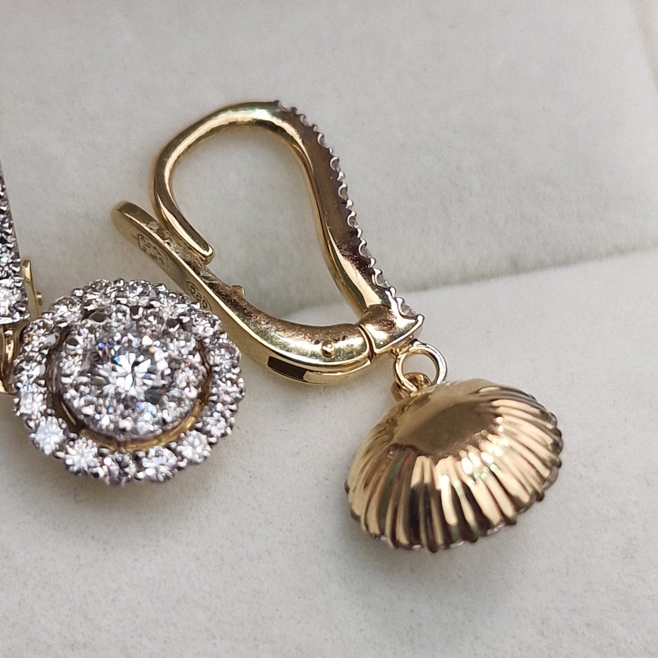 Серьги Deimantas 104945867 4,86гр 1,5ct. купить,NaN