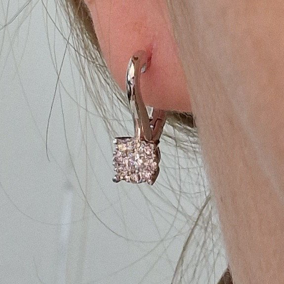 Серьги Deimantas 104946615 3,57гр 0,28ct. купить,NaN