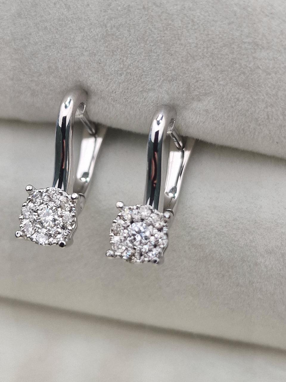 Серьги Deimantas 104946615 3,57гр 0,28ct. купить,NaN