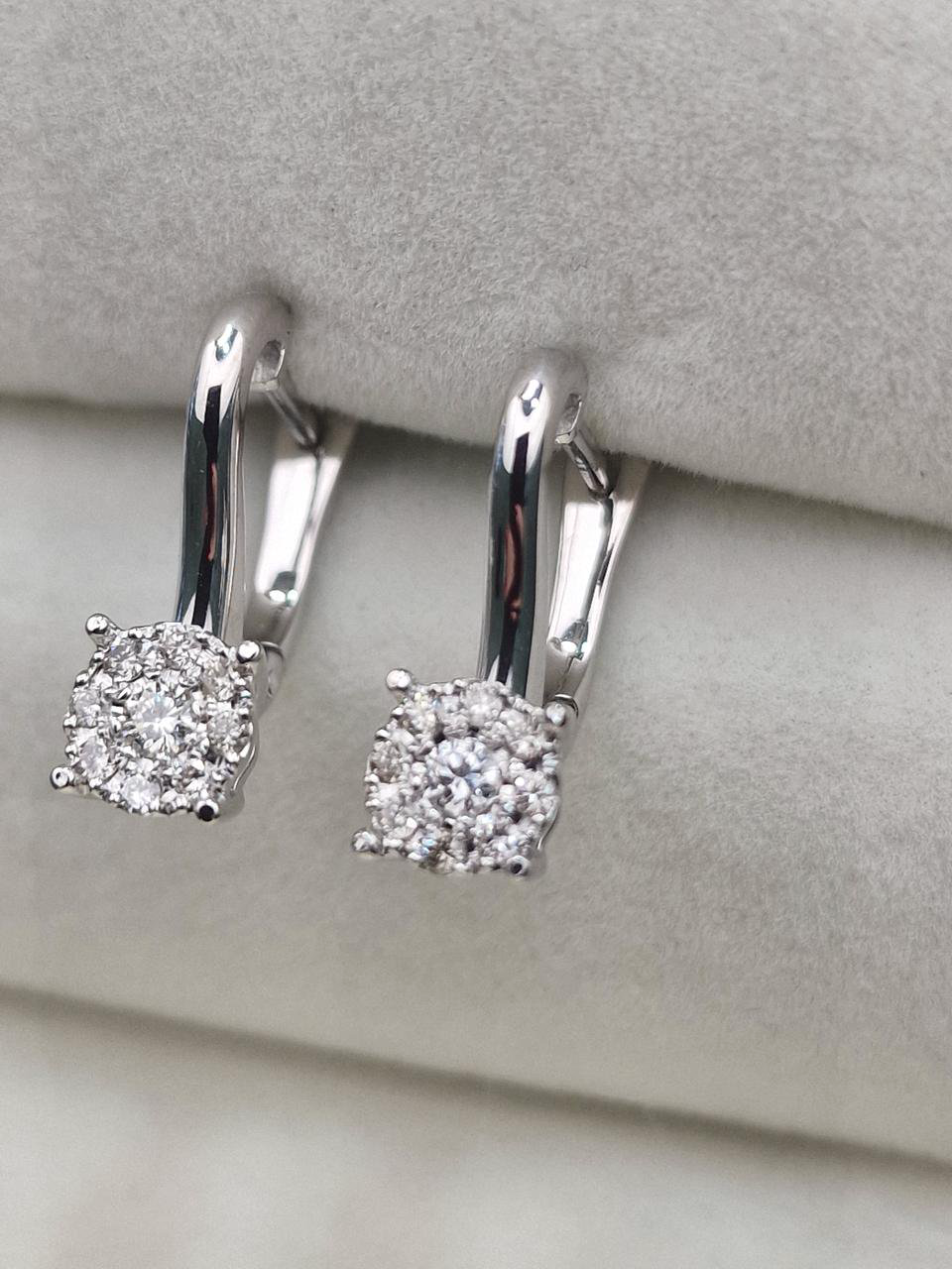 Серьги Deimantas 104946615 3,57гр 0,28ct. купить,NaN