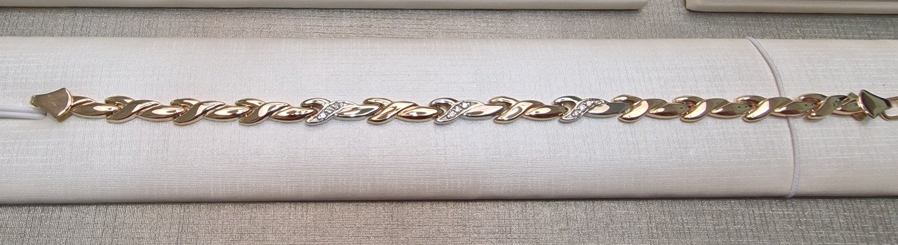 Браслет Deimantas 104454926 19р 6,42гр 0,12ct. купить,NaN