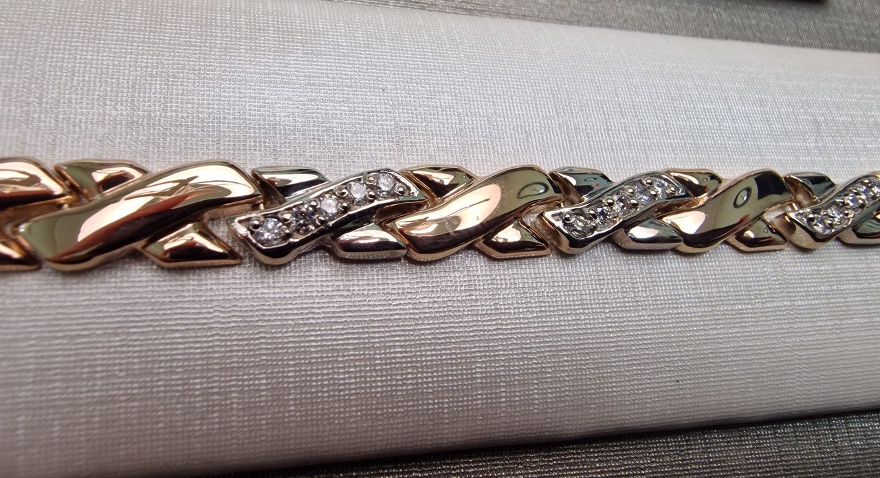 Браслет Deimantas 104454933 19р 8,73гр 0,31ct. купить,NaN