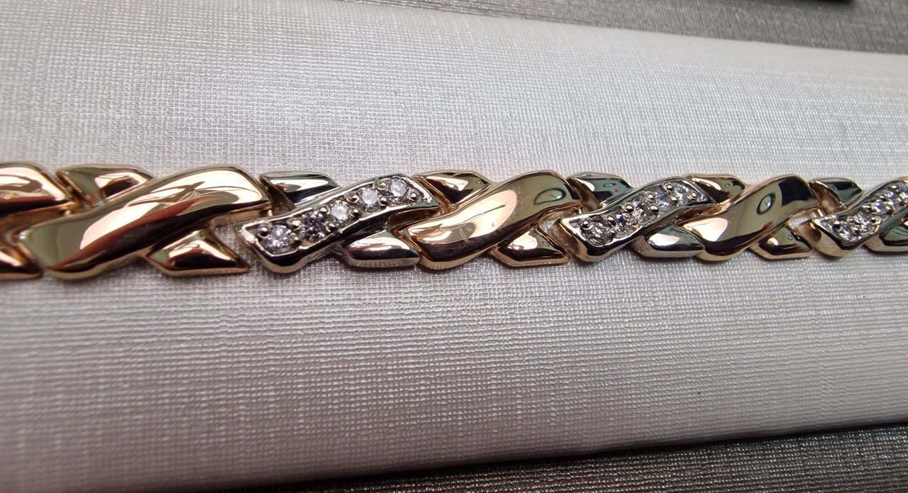Браслет Deimantas 104454933 19р 8,73гр 0,31ct. купить,NaN