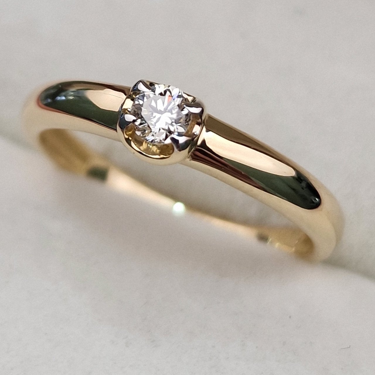 Кольцо Deimantas 104563951 17р 1,84гр 0,145ct. купить,NaN