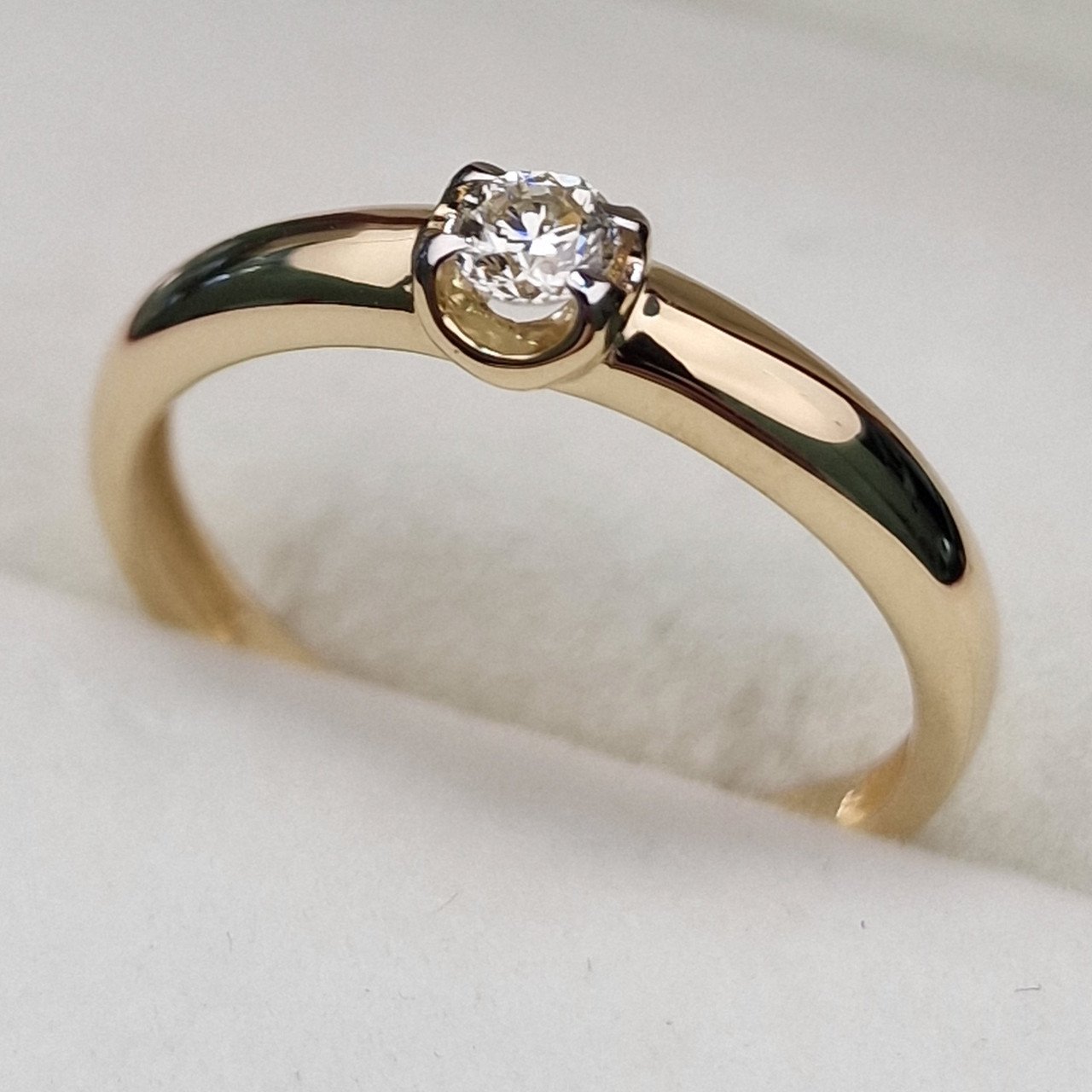 Кольцо Deimantas 104563951 17р 1,84гр 0,145ct. купить,NaN