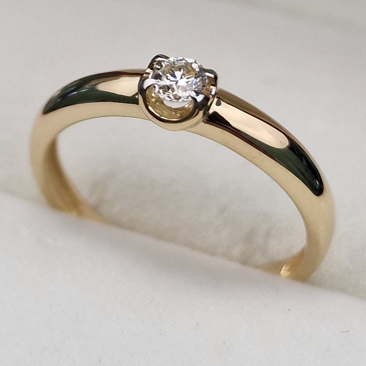 Кольцо Deimantas 104563951 17р 1,84гр 0,145ct. купить,NaN