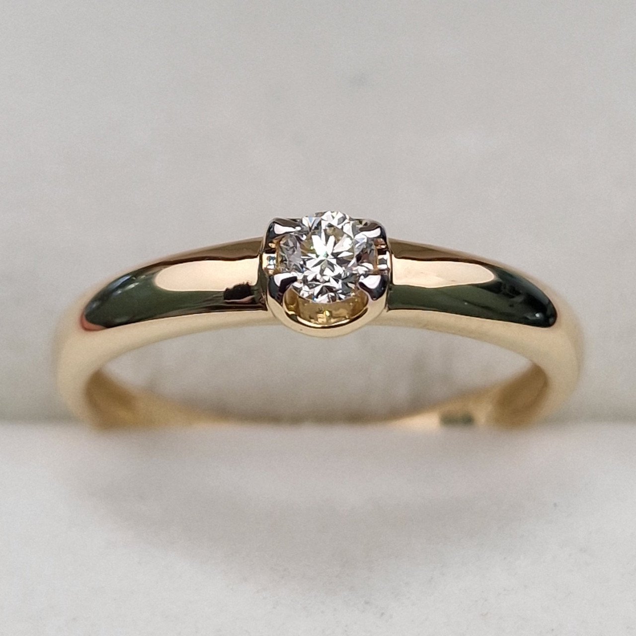 Кольцо Deimantas 104563951 17р 1,84гр 0,145ct. купить,NaN