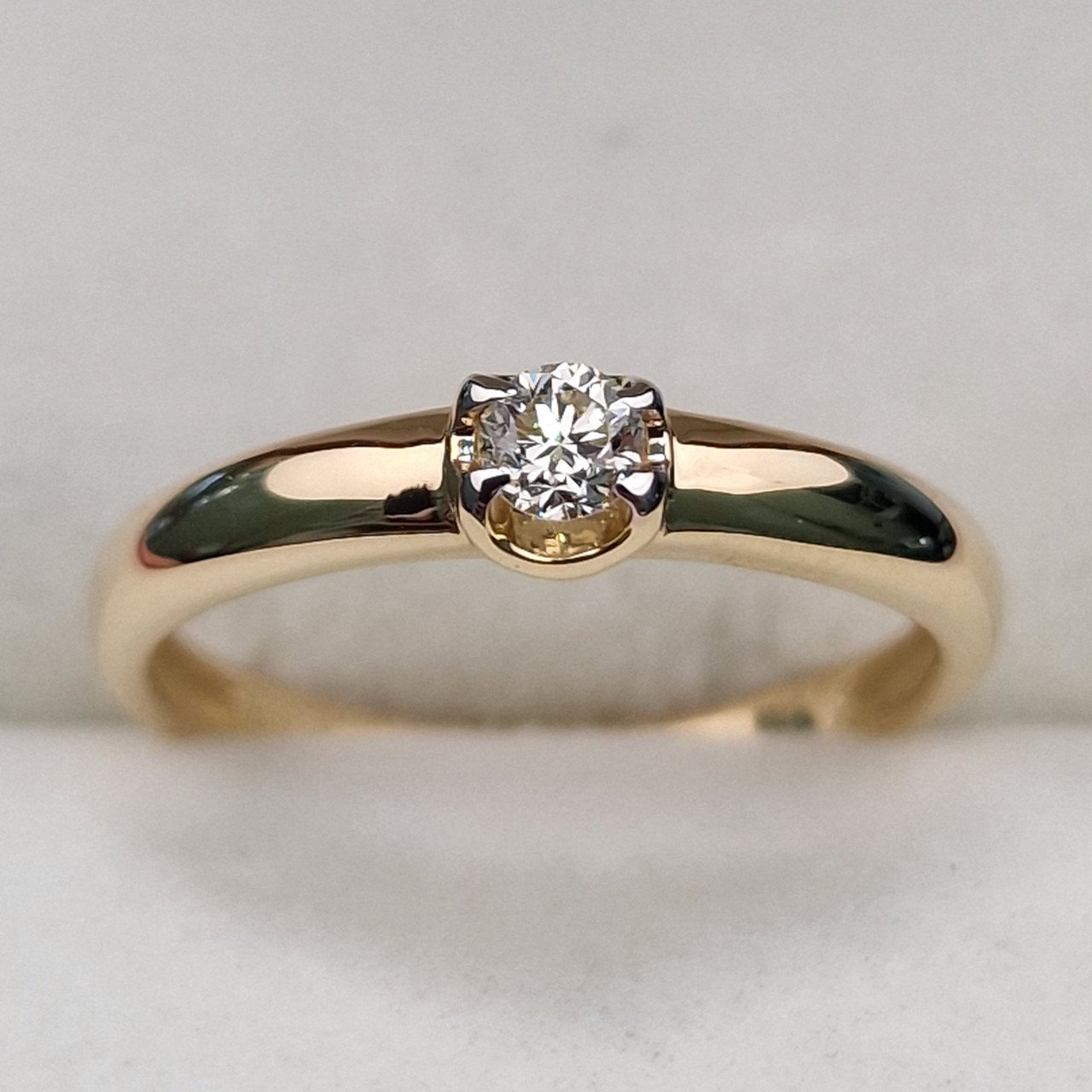 Кольцо Deimantas 104563951 17р 1,84гр 0,145ct. купить,NaN