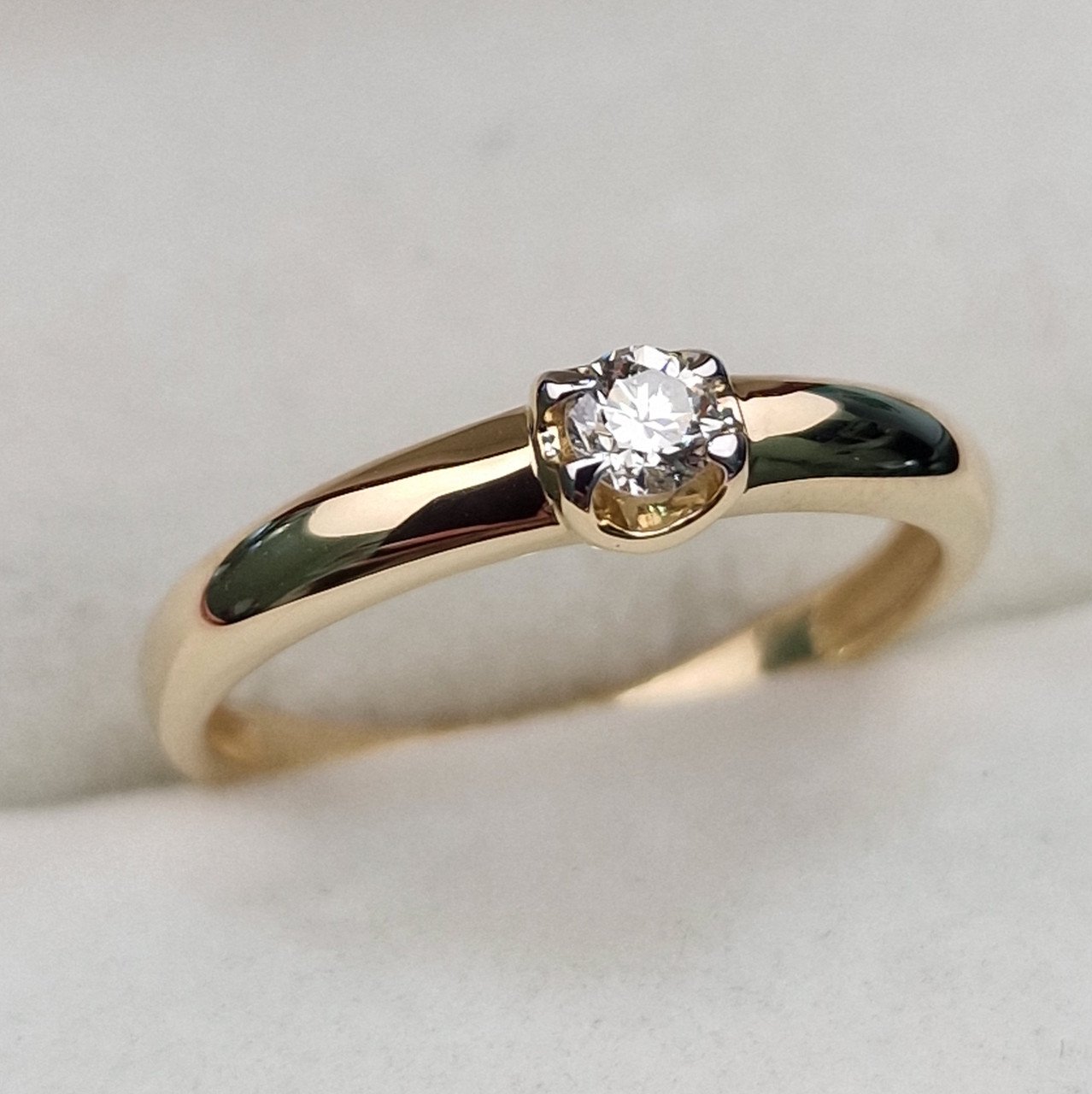 Кольцо Deimantas 104563951 17р 1,84гр 0,145ct. купить,NaN