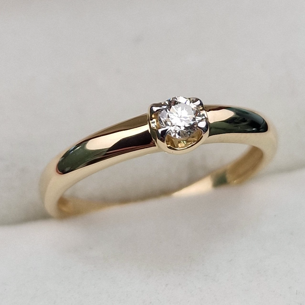 Кольцо Deimantas 104563951 17р 1,84гр 0,145ct. купить,NaN